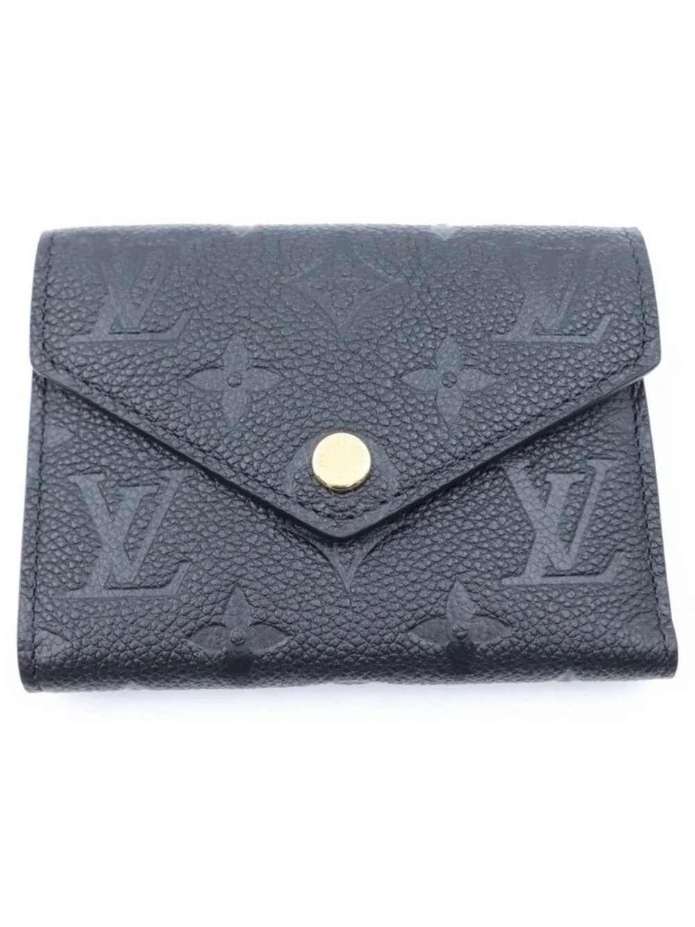 Louis Vuitton Monogram Empreinte Portefeuille Victorine Compact Wallet Leather
